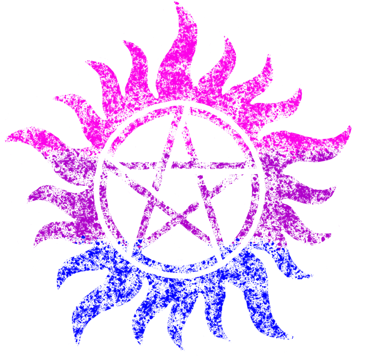 Pride Month Supernatural Spn Anti Possession Symbol - Supernatural Anti Possession Symbol Tattoo - Free Transparent PNG Clipart Images Download. - Transparent PNG Free Download | PNGio