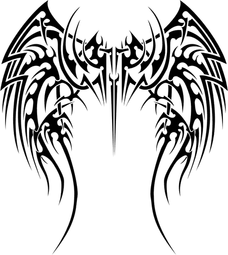 616 Wings Free Clipart Public Domain Vectors - Tribal Tattoo Designs Wings - Free Transparent PNG Clipart Images Download. - Transparent PNG Free Download | PNGio