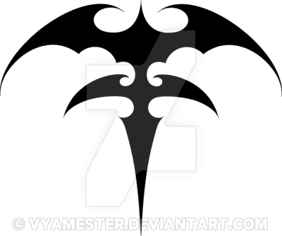 Vya's Vampire Double Cross Tattoo By Vyamester - Vampire Symbol Tattoo Designs - Free Transparent PNG Clipart Images Download. - Transparent PNG Free Download | PNGio