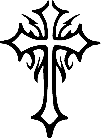 Celtic Cross Png Clipart - Simple Tribal Cross Tattoo Designs - Free Transparent PNG Clipart Images Download. - Transparent PNG Free Download | PNGio