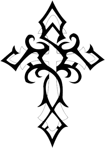 Download Png Cross Tattoos Free Png Image Cross Tattoos - Tribal Cross Tattoos - Free Transparent PNG Clipart Images Download. - Transparent PNG Free Download | PNGio