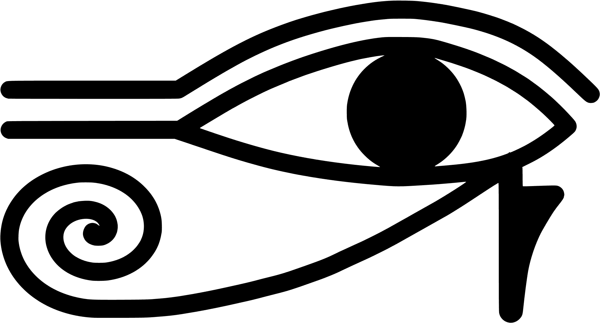 Open - Eye Of Horus Tattoo - Free Transparent PNG Clipart Images Download. - Transparent PNG Free Download | PNGio