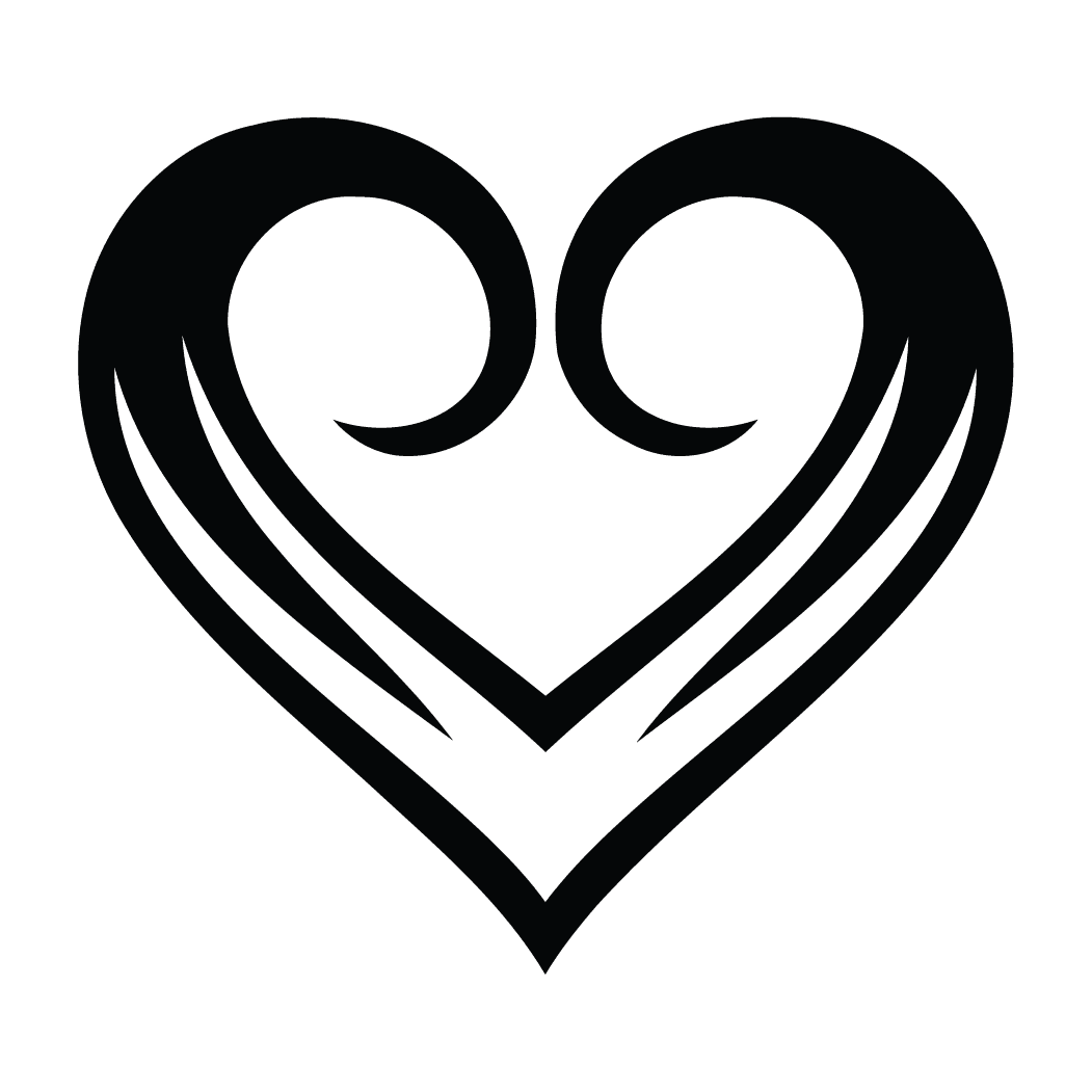 Free Light Purple Heart Clip Art - Love Tattoo Black And White - Free Transparent PNG Clipart Images Download. - Transparent PNG Free Download | PNGio
