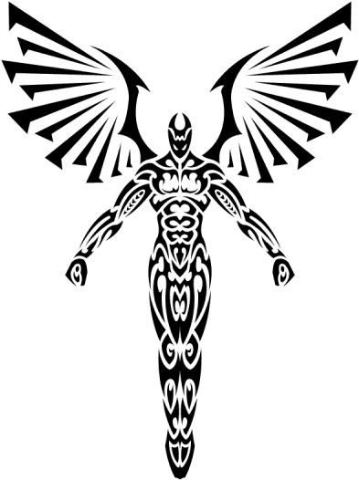 Wing Clip Art Png Image Pic Png Images - Fallen Angel Tattoo Tribal - Free Transparent PNG Clipart Images Download. - Transparent PNG Free Download | PNGio