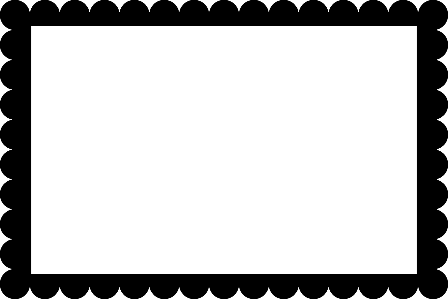 Scalloped Frame Clipart - Art And Science Tattoo - Free Transparent PNG Clipart Images Download. - Transparent PNG Free Download | PNGio