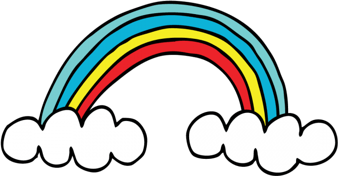 Rainbow Slide - Temporary Tattoos Png - Free Transparent PNG Clipart Images Download. - Transparent PNG Free Download | PNGio