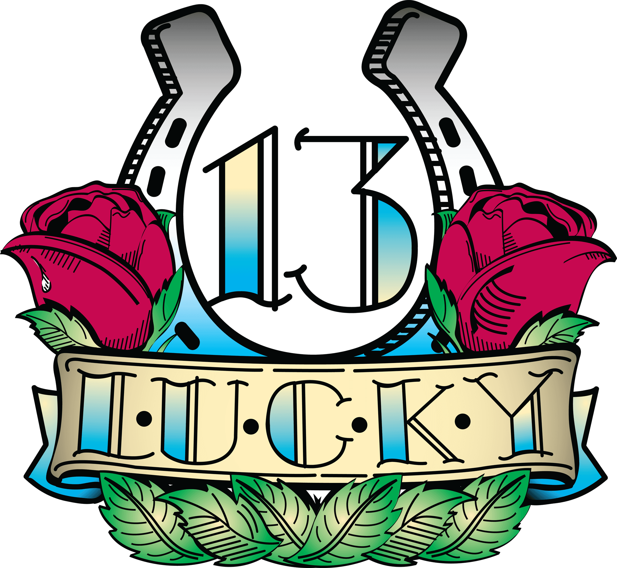 Superstition - Clipart - Lucky 13 Tattoo Designs - Free Transparent PNG Clipart Images Download. - Transparent PNG Free Download | PNGio