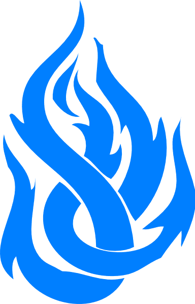 Blue Flames Clip Art For Kids - Stylish Tribal Tattoos - Free Transparent PNG Clipart Images Download. - Transparent PNG Free Download | PNGio