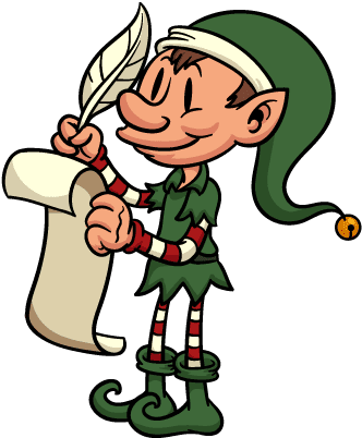 Christmas Elves Messages Sticker-5 - One Piece Nami Tattoo - Free Transparent PNG Clipart Images Download. - Transparent PNG Free Download | PNGio