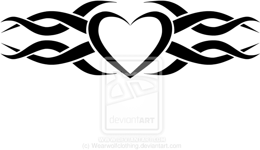 Tribal Heart Tattoos Designs Tribal Heart Tattoo Design - Tattoo - Free Transparent PNG Clipart Images Download. - Transparent PNG Free Download | PNGio