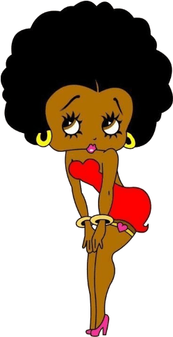 Black Baby Boop Baby Wearing Red Dress - Black Betty Boop Tattoos - Free Transparent PNG Clipart Images Download. - Transparent PNG Free Download | PNGio