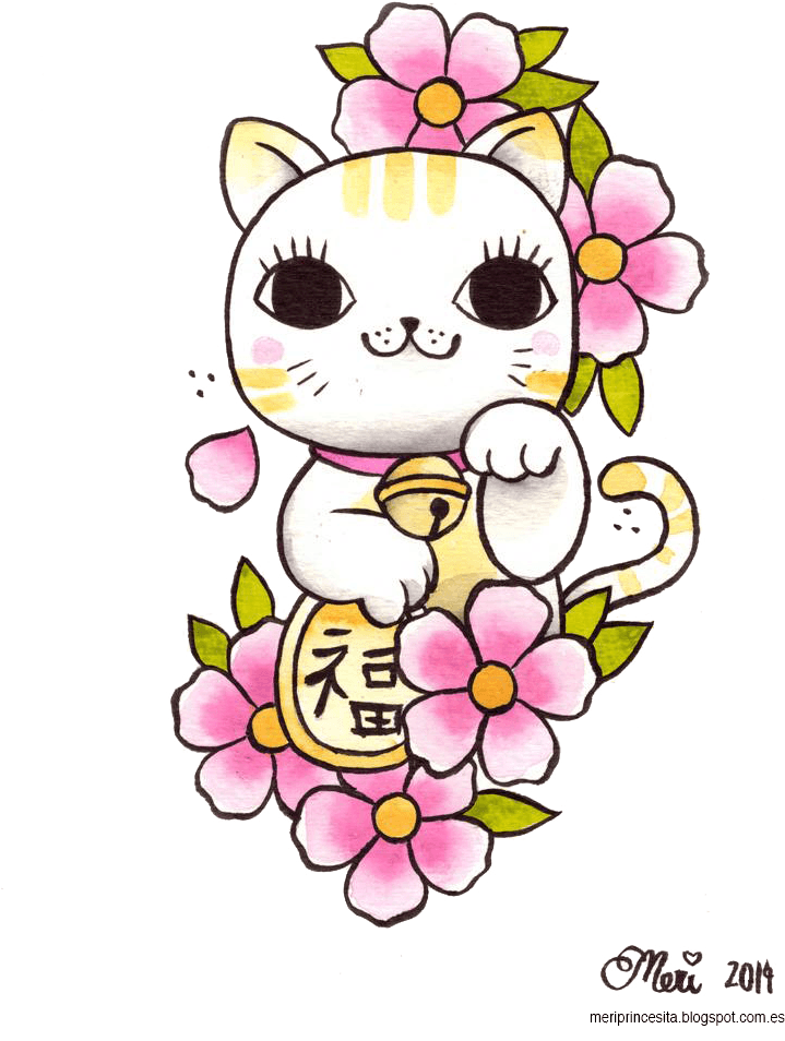 Maneki Neko Png Clipart - Maneki Neko Tattoo Kawaii - Free Transparent PNG Clipart Images Download. - Transparent PNG Free Download | PNGio