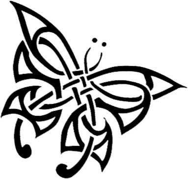 Celtic Symbolism - Celtic Butterfly Tattoo Designs - Free Transparent PNG Clipart Images Download. - Transparent PNG Free Download | PNGio