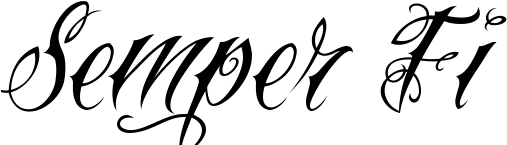 Semper Fi Tattoos For Girls - Vtc Nue Tattoo Script - Free Transparent PNG Clipart Images Download. - Transparent PNG Free Download | PNGio
