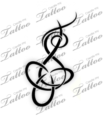 Intertwined Letters T And S - Bracelet Tattoo Rose Vine - Free Transparent PNG Clipart Images Download. - Transparent PNG Free Download | PNGio