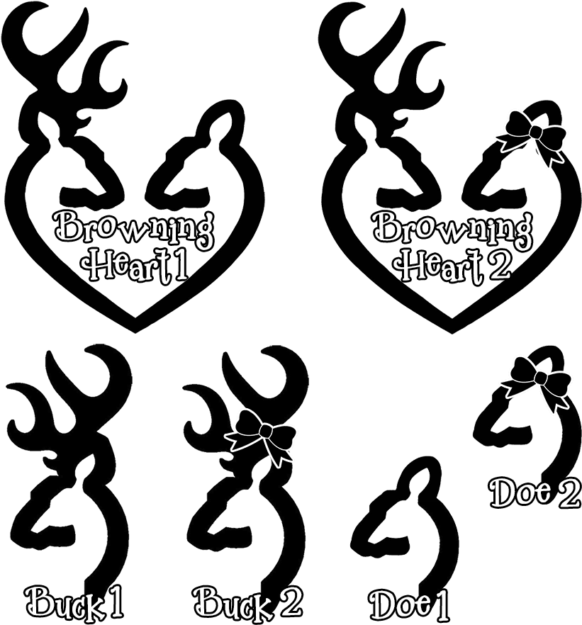 Buck And Doe Heart Tattoo - Free Transparent PNG Clipart Images Download. - Transparent PNG Free Download | PNGio