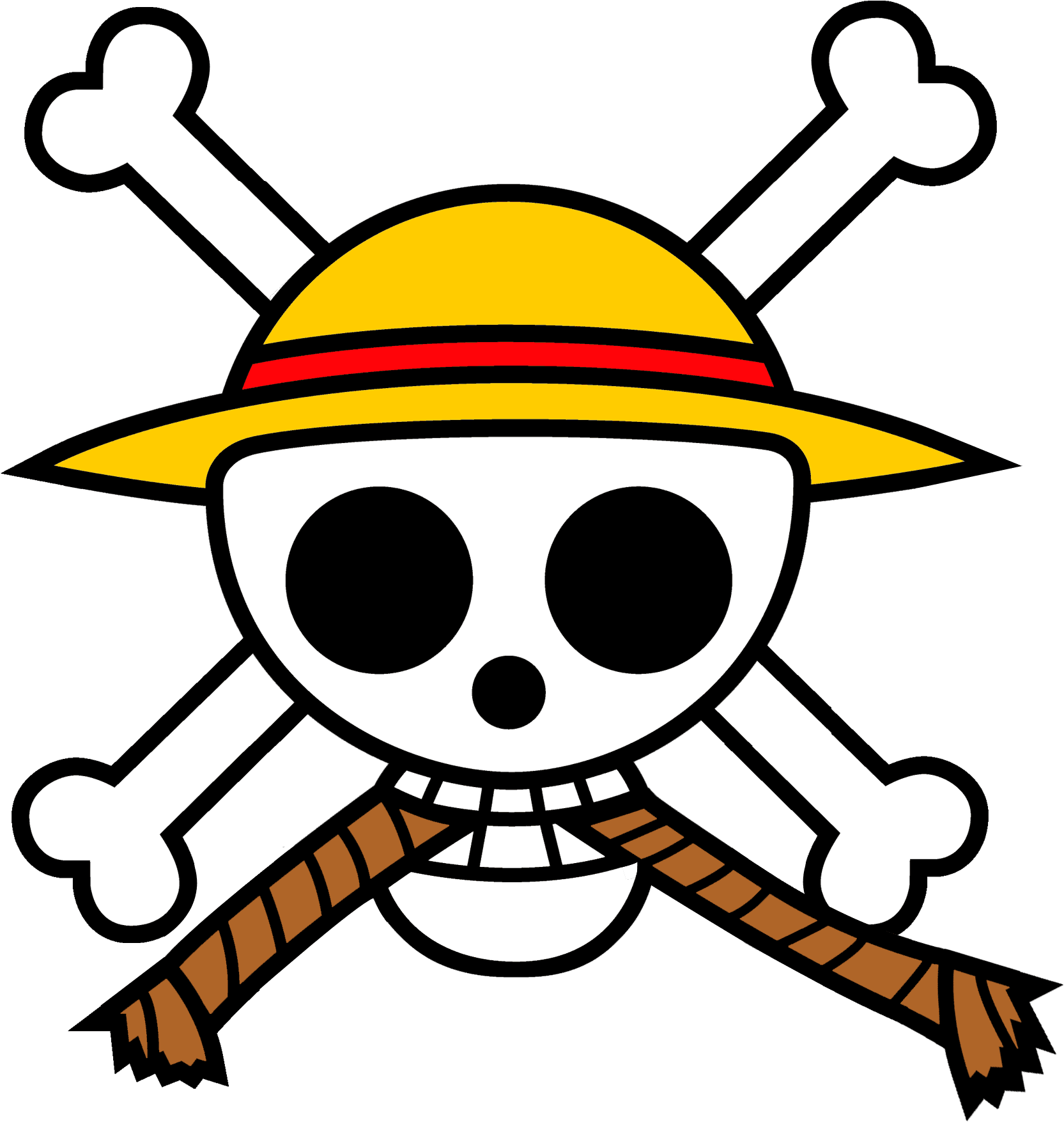 One Piece Anime Clip Art - Tattoo One Piece Drawing - Free Transparent PNG Clipart Images Download. - Transparent PNG Free Download | PNGio