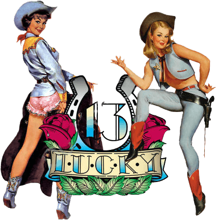 Brown & Bigelow, Inc - Lucky 13 Tattoo Designs - Free Transparent PNG Clipart Images Download. - Transparent PNG Free Download | PNGio