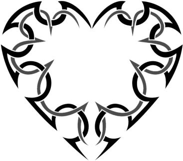 Picture Heart Tattoos Png Images - Tribal Heart Tattoo Designs - Free Transparent PNG Clipart Images Download. - Transparent PNG Free Download | PNGio