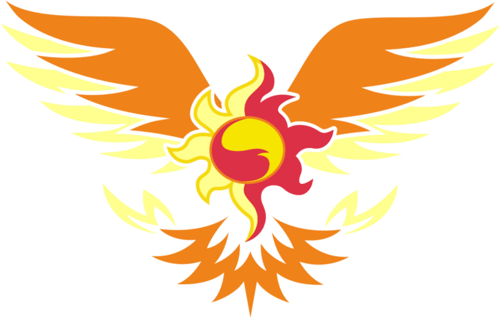 Sunset Phoenix Logo By Shafty817 - My Little Pony Cutie Mark - Tattoo Pack - Free Transparent PNG Clipart Images Download. - Transparent PNG Free Download | PNGio