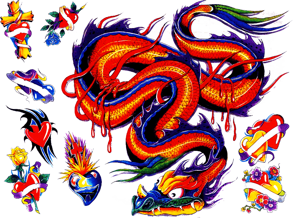 Https - //www - Google - Com/searchq=dolphin Clipart - Colored Flash Tattoo - Free Transparent PNG Clipart Images Download. - Transparent PNG Free Download | PNGio