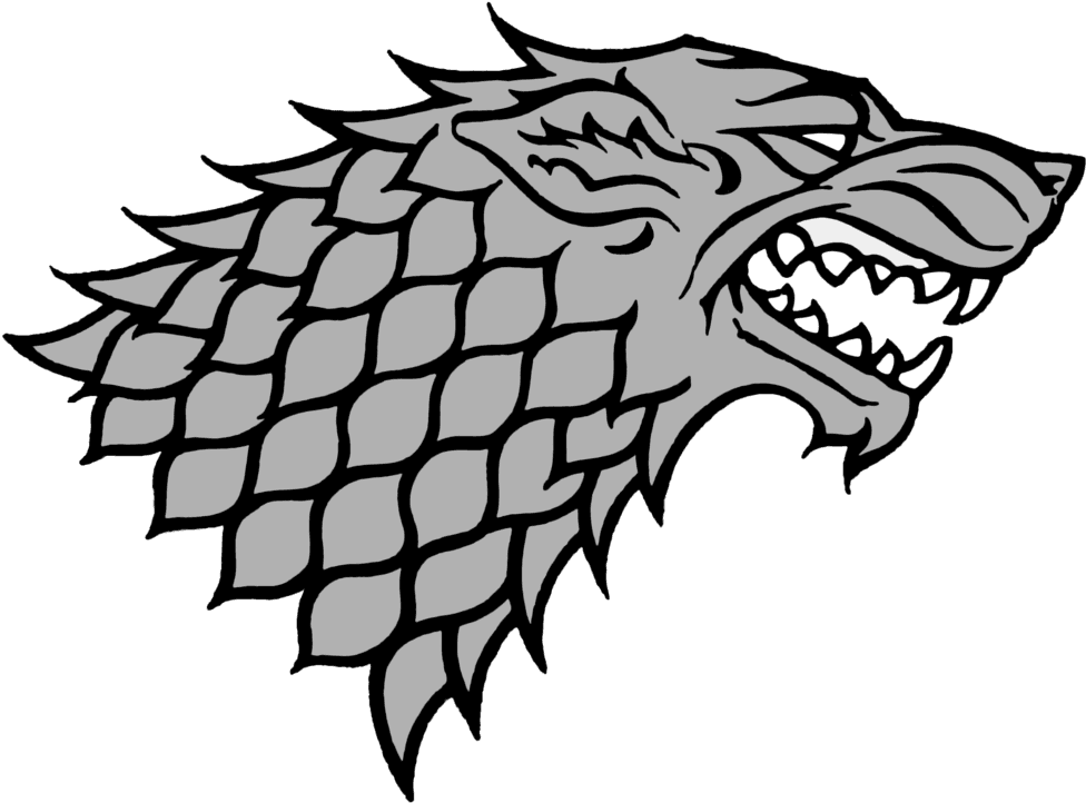 Stark House Wolf - Dire Wolf Tattoo Designs - Free Transparent PNG Clipart Images Download. - Transparent PNG Free Download | PNGio