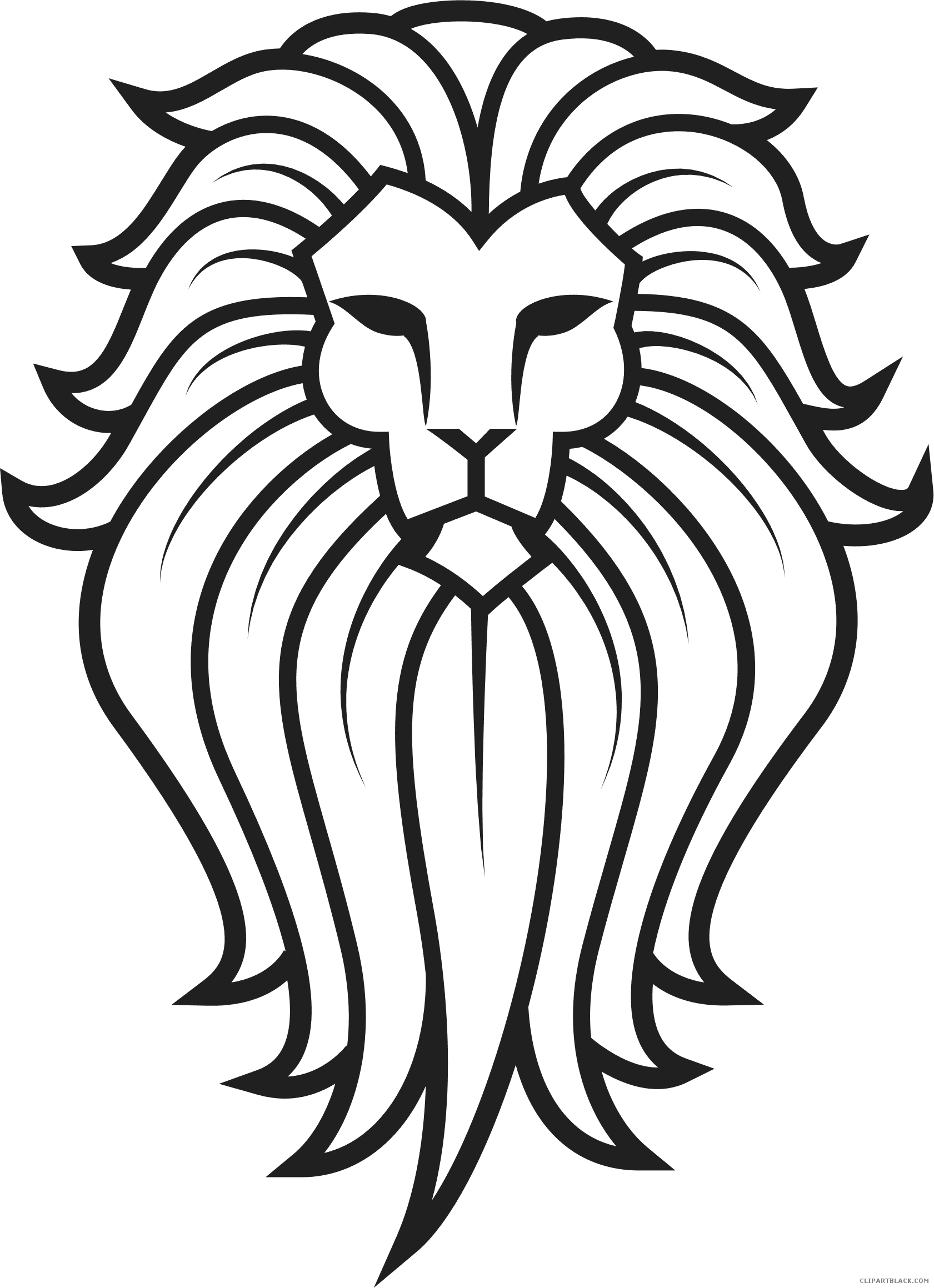 Lion Tattoo Animal Free Black White Clipart Images - Tattoo Lion Face - Free Transparent PNG Clipart Images Download. - Transparent PNG Free Download | PNGio