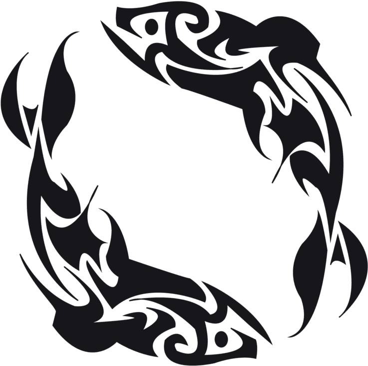 Download Tribal Tattoo Koi Fish - Tribal Fish Tattoo Design - Free Transparent PNG Clipart Images Download. - Transparent PNG Free Download | PNGio