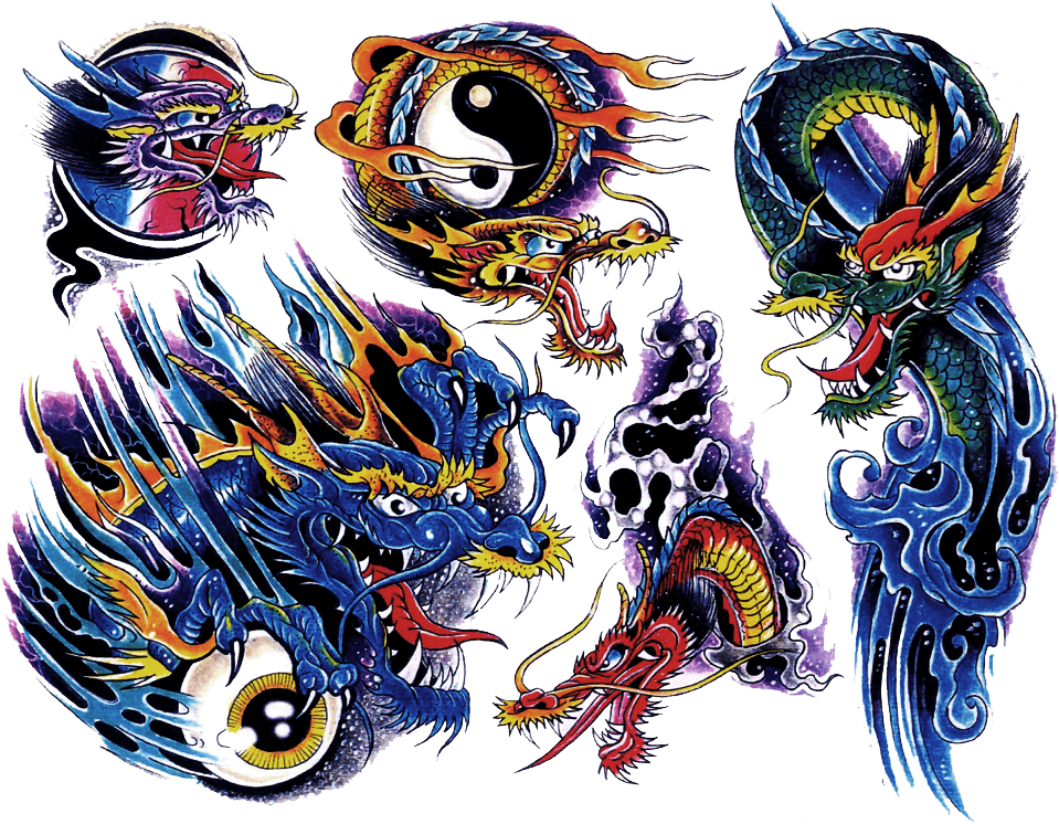 Tattoo Design Color 14 Color Tattoo Png Clipart - Color Tattoo Png - Free Transparent PNG Clipart Images Download. - Transparent PNG Free Download | PNGio