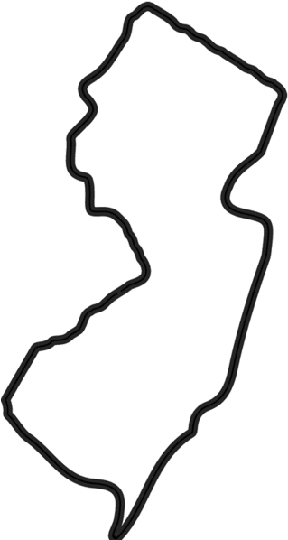 New Jersey Outline Rubber Stamp - New Jersey State Outline Tattoo - Free Transparent PNG Clipart Images Download. - Transparent PNG Free Download | PNGio