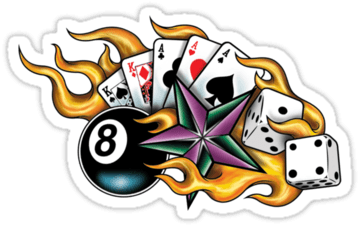 Nautical Star Tattoos Clipart Dice - 8 Ball Tattoo Outline - Free Transparent PNG Clipart Images Download. - Transparent PNG Free Download | PNGio