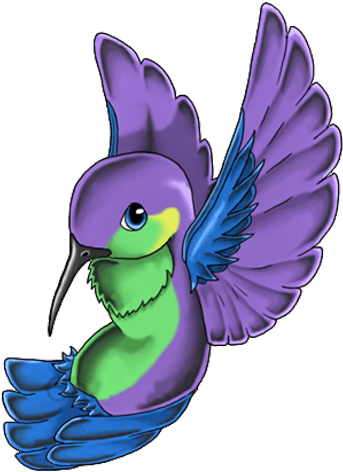 Native American Hummingbird Clipart - Cartoon Tattoos Hummingbird - Free Transparent PNG Clipart Images Download. - Transparent PNG Free Download | PNGio