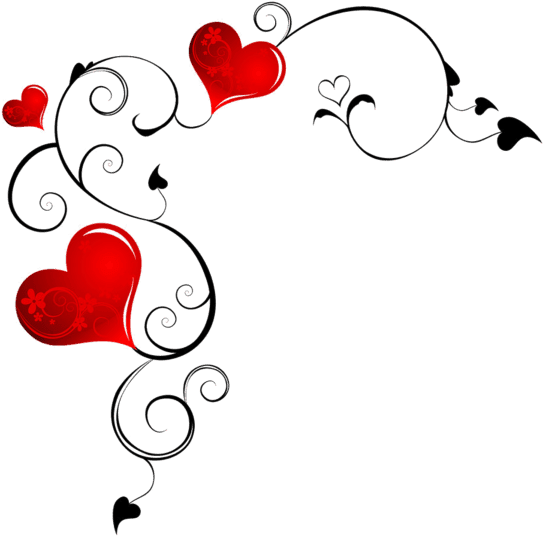 Vector Tattoo Corner Frames Heart Design - Free Transparent PNG Clipart Images Download. - Transparent PNG Free Download | PNGio