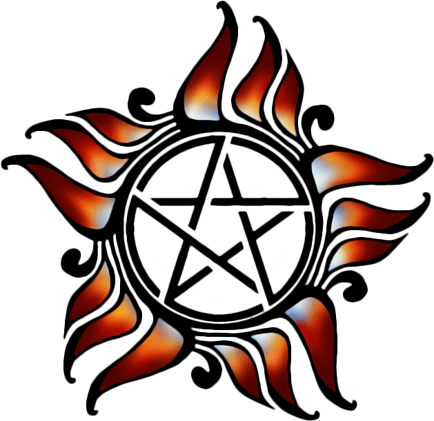 Pentacle Clipart Supernatural - Supernatural Anti Possession Tattoo - Free Transparent PNG Clipart Images Download. - Transparent PNG Free Download | PNGio
