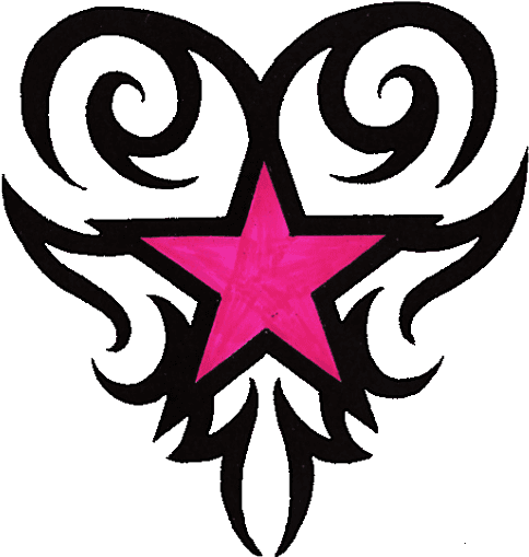 Simple Star Tattoo Designs - Simple Shooting Star Tattoo Designs - Free Transparent PNG Clipart Images Download. - Transparent PNG Free Download | PNGio
