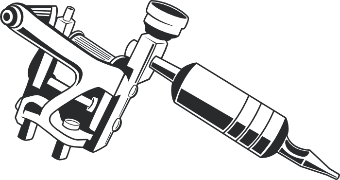 Tattoo Gun Clip Art Images Gallery - Tattoo Decal - Free Transparent PNG Clipart Images Download. - Transparent PNG Free Download | PNGio