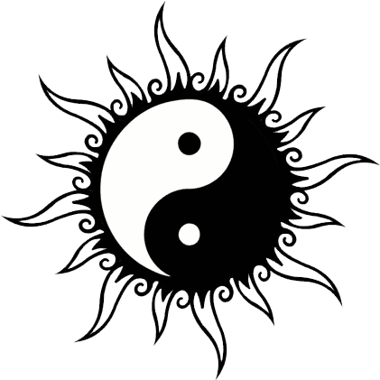 Yin-yang Tattoos Png Clipart - Sun Yin Yang Tattoo Designs - Free Transparent PNG Clipart Images Download. - Transparent PNG Free Download | PNGio