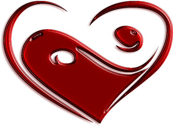 Http - //fc09 - Deviantart - Yang Red Heart By Rebelgirll666-d5jub6u - Yin Yang Heart Tattoo - Free Transparent PNG Clipart Images Download. - Transparent PNG Free Download | PNGio