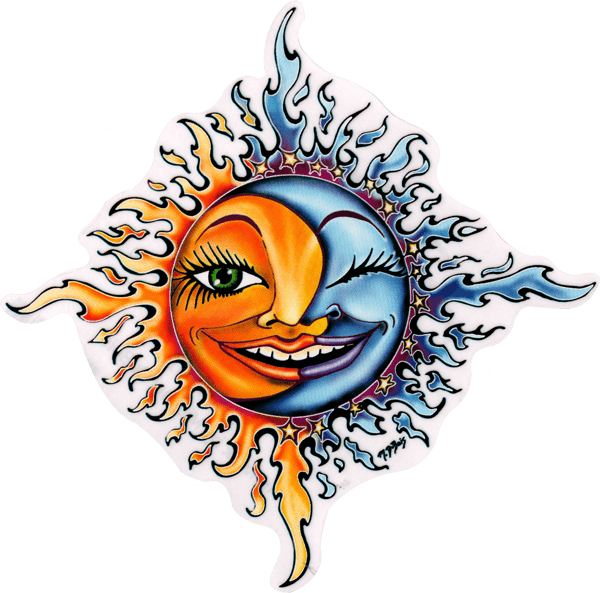 Sun And Moon Tattoos - Free Transparent PNG Clipart Images Download. - Transparent PNG Free Download | PNGio