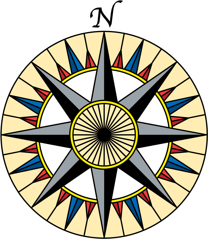 Compass Rose - Small Compass Tattoo Design - Free Transparent PNG Clipart Images Download. - Transparent PNG Free Download | PNGio