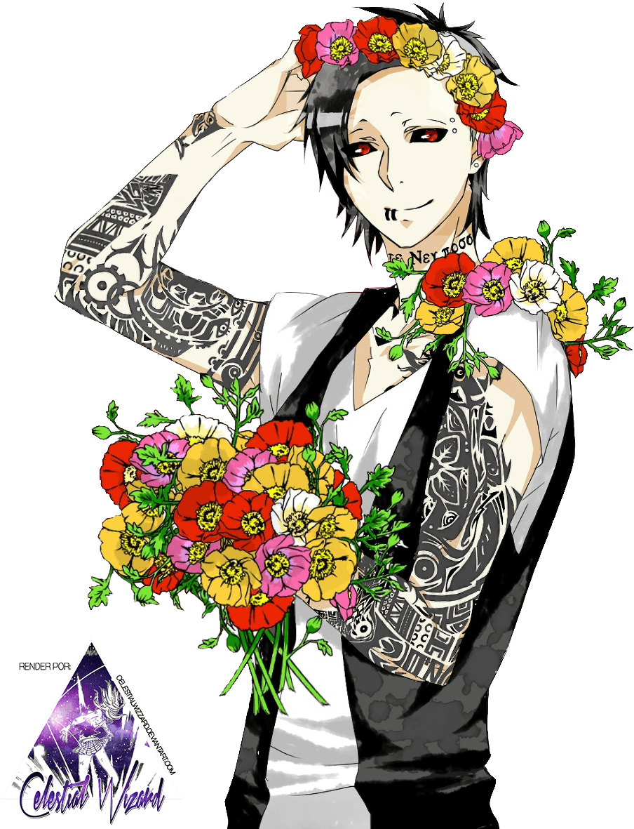 Tokyo Ghoul Renders Favourites By Rebeccacolor On Deviantart - Uta Tokyo Ghoul Tattoo - Free Transparent PNG Clipart Images Download. - Transparent PNG Free Download | PNGio