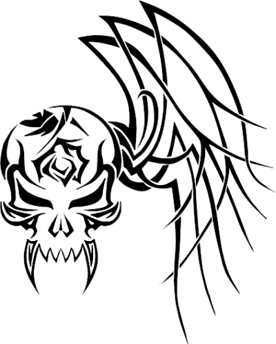 Tribal Skull Tattoo Picture Png Images - Tattoo - Free Transparent PNG Clipart Images Download. - Transparent PNG Free Download | PNGio