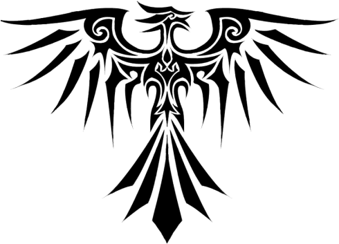 Tribal Eagle Tattoo - Tribal Phoenix Tattoo - Free Transparent PNG Clipart Images Download. - Transparent PNG Free Download | PNGio