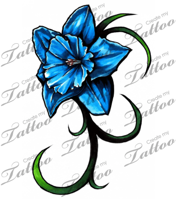 Daffodil Tattoos Gallery - Daffodil Tattoos - Free Transparent PNG Clipart Images Download. - Transparent PNG Free Download | PNGio