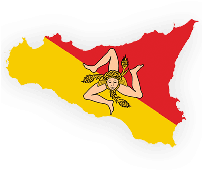 Gift Baskets To Sicily - Flag Of Sicily Tattoo - Free Transparent PNG Clipart Images Download. - Transparent PNG Free Download | PNGio