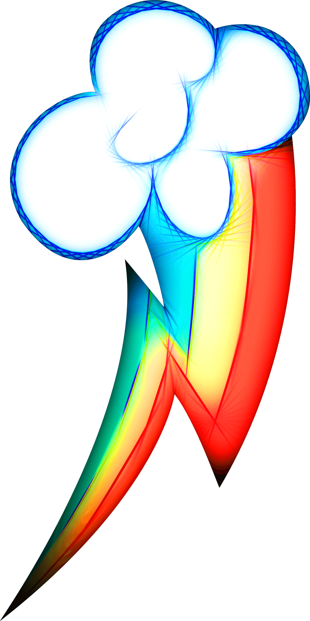 Neon Rainbow Dash's Cutie Mark - Rainbow Dash Cutie Mark Tattoo - Free Transparent PNG Clipart Images Download. - Transparent PNG Free Download | PNGio