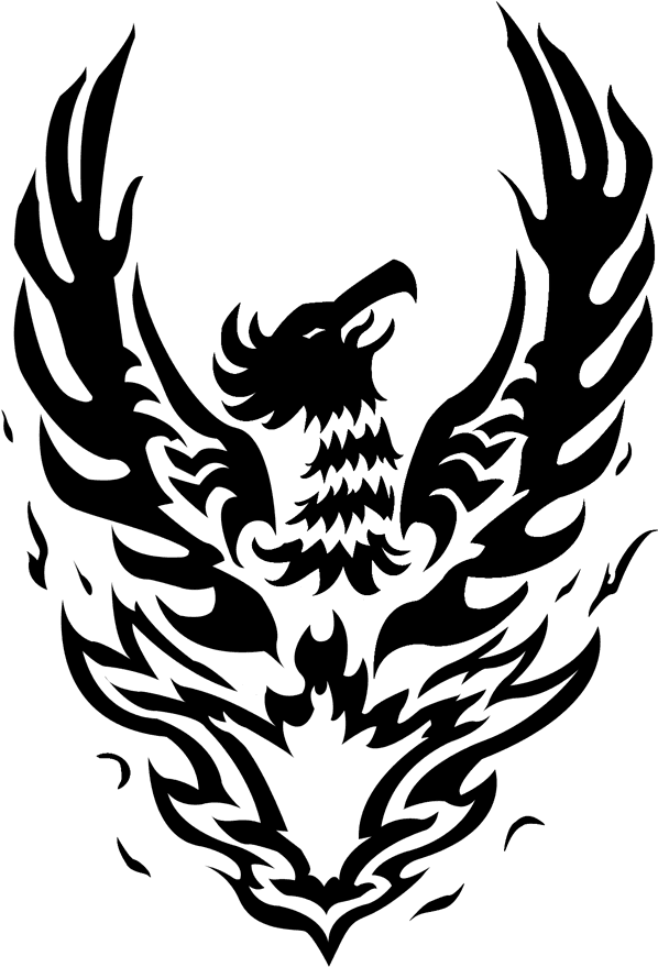 Phoenix Tattoo Vector By With Tattoo Phoenix - Phoenix Tattoo Transparent - Free Transparent PNG Clipart Images Download. - Transparent PNG Free Download | PNGio