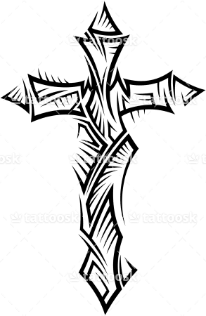 Gothic Tattoos Clipart Cross - Cross Tattoo Transparent - Free Transparent PNG Clipart Images Download. - Transparent PNG Free Download | PNGio