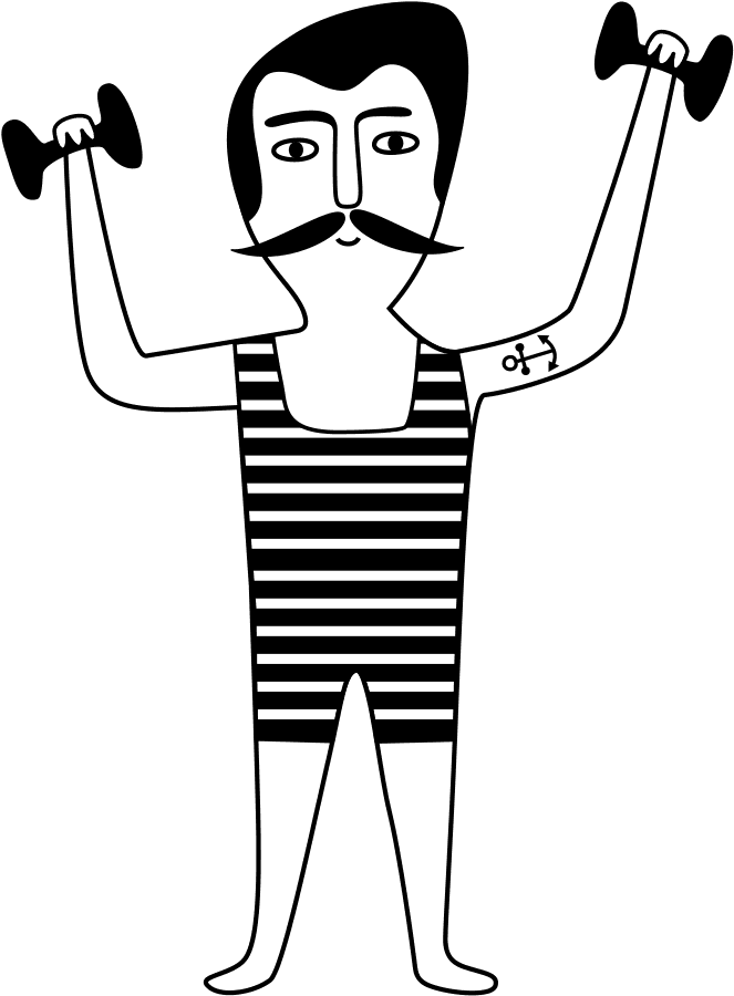 Strongman By Ingela P - Tattoo - Free Transparent PNG Clipart Images Download. - Transparent PNG Free Download | PNGio