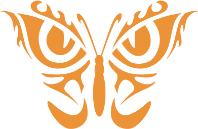 Stencil Aerografia Tattoo Animal 049 Mariposa Ojos - Free Transparent PNG Clipart Images Download. - Transparent PNG Free Download | PNGio